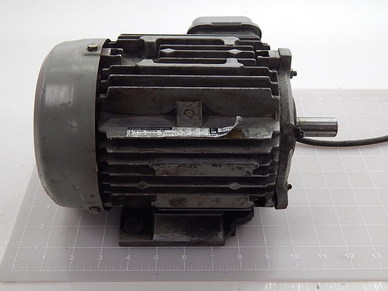 Hitachi TFO-K 4P Induction Motor 3 PH 200/220 V 50/60 HZ 1420/1710